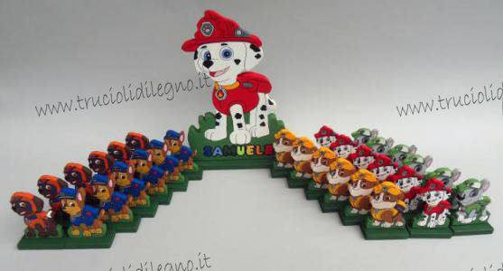 Bomboniera primo compleanno Paw Patrol