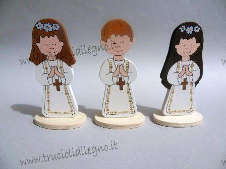 Bomboniera bambini comunione cake topper