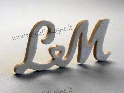 cake-topper iniziali