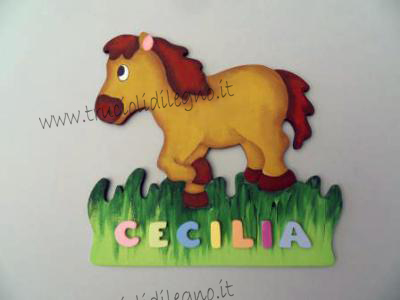 targa nome cavallo
