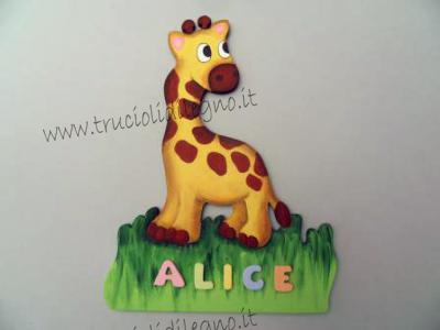 targa nome giraffa