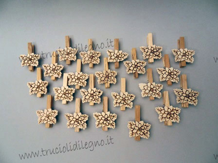 Mollettine Natale da colorare