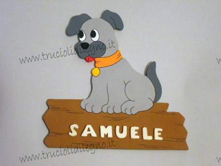targa nome cane