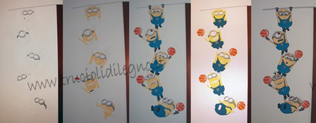 Minion steps di lavorazione