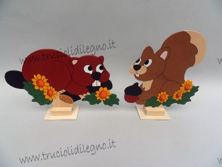 Tabeau mariage albero animali 5 centrotavola