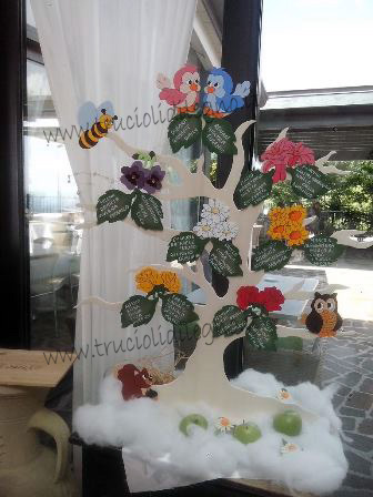 Tabeau mariage albero fiori 2